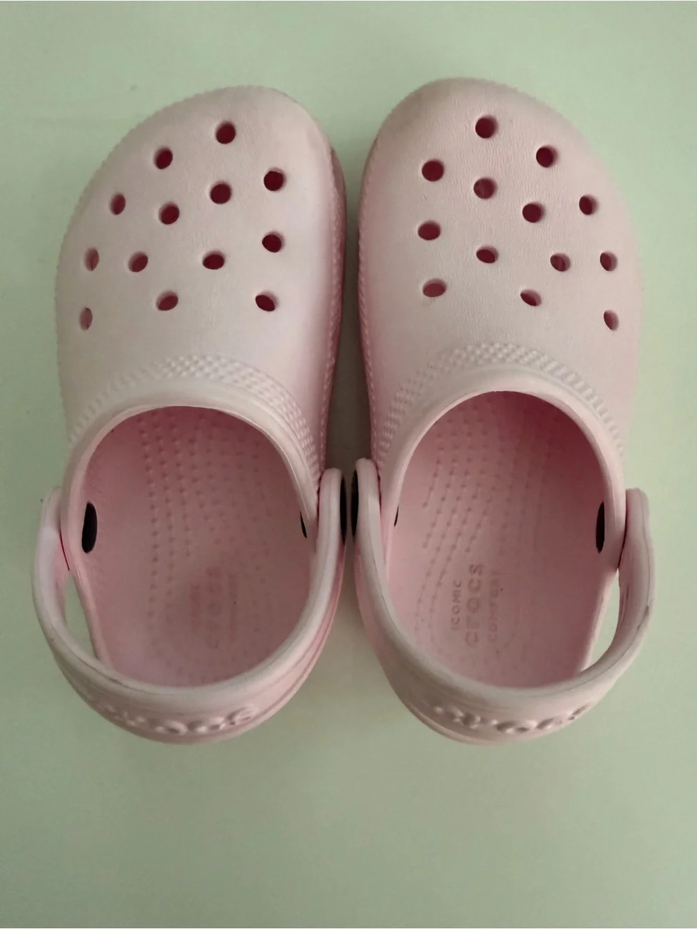 CROCS Kids' Classic Clogs in Pastel Pink